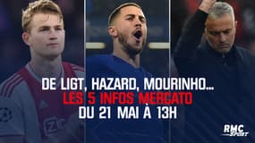 De Ligt, Hazard, Mourinho... Les 5 infos mercato du 21 mai à 13h