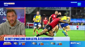 Top 14: une défaite sur le fil pour le RCT face à Clermont