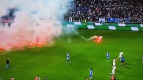 Scènes de chaos après la relégation de Brescia en Serie C