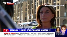 Emmanuel Macron à Marseille: pour Martine Vassal, "c'est la première fois qu'on entend le président de la République écouter autant les acteurs du territoire" 