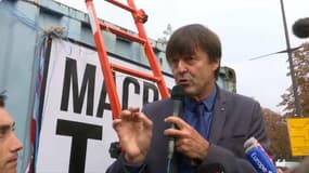 Hulot face aux agriculteurs: "Je ne suis pas sourd, je sais que vous êtes là"