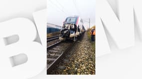 Un tracteur est entré en collision avec un TGV.
