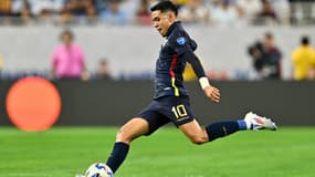 Kendry Paez lors du quart de finale de la Copa America 2024 entre l'Equateur et l'Argentine, le 4 juillet 2024.