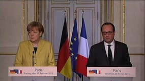 Ukraine: Hollande et Merkel veulent l'application de "tous les accords de Minsk, rien que les accords de Minsk"