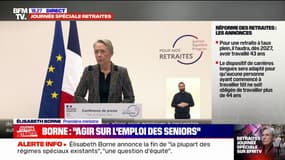 Retraites: Élisabeth Borne promet de chercher "des compromis avec les groupes parlementaires au-delà de la majorité"