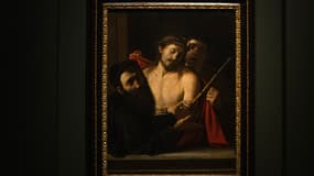 "Ecce Homo", le tableau du Caravage, exposé au musée du Prado à Madrid
