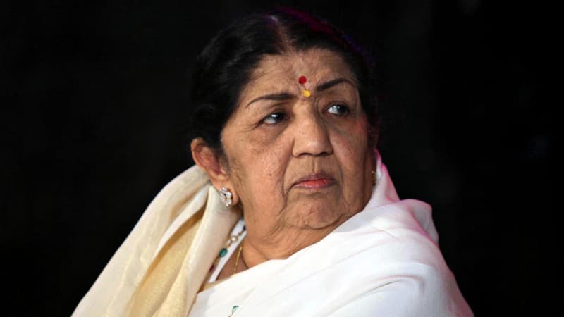 La chanteuse indienne Lata Mangeshkar en 2010.