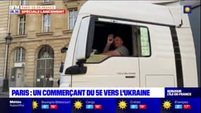 Paris: un commerçant du 5e arrondissement achemine des dons en Ukraine