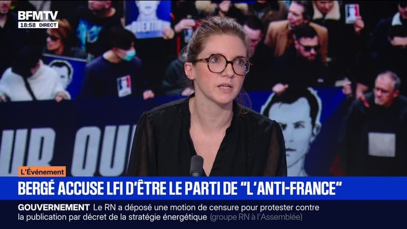 La France insoumise est un "marchepied électoral pour le Rassemblement national", estime Aurore Bergé