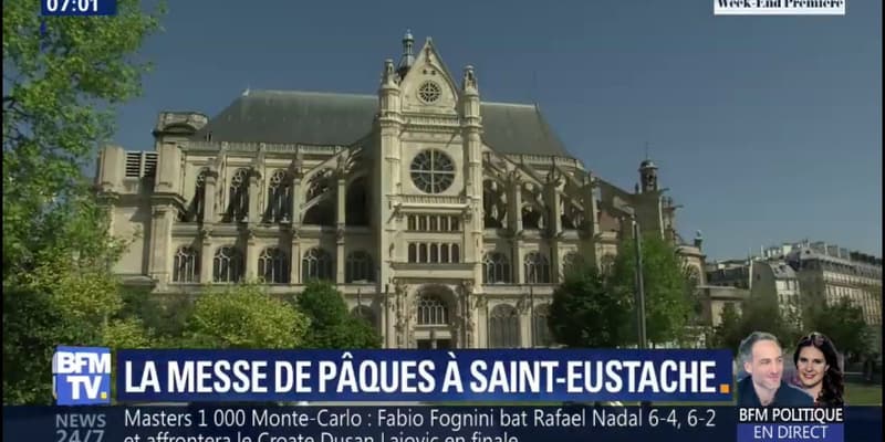 Après l'incendie de Notre-Dame, la messe de Pâques délocalisée à Saint-Eustache