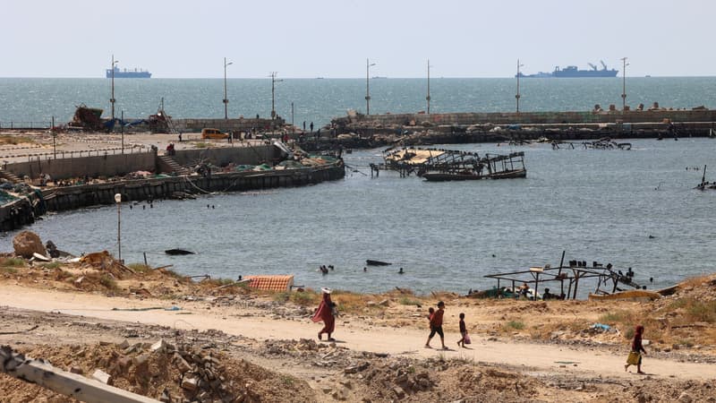 Gaza: plus de 300 palettes d'aide humanitaire déchargées pour la première fois sur la côte