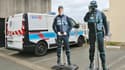 Aux Herbiers (Vendée), la police municipale installe de policiers leurres pour faire ralentir les automobilistes.