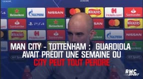  Man City – Tottenham : Guardiola avait prédit une semaine où City pouvait tout perdre
