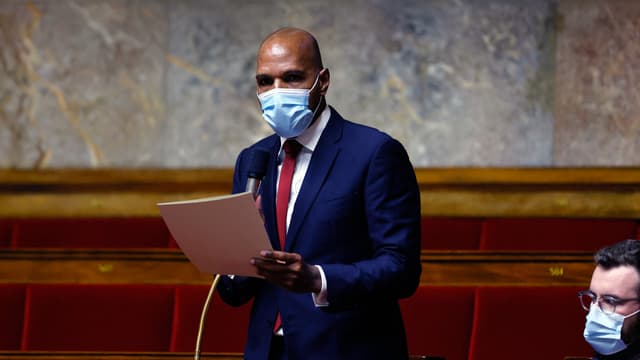 Olivier Serva dans l'Hémicycle.