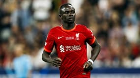Sadio Mané avec Liverpool, fin mai 2022