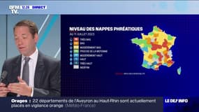 Sécheresse: 68% des nappes phréatiques en France ont désormais un niveau inférieur à la normale