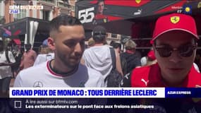 Grand Prix de Monaco: les fans de Leclerc présents