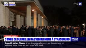 Strasbourg: un rassemblement trois après l'attaque du Hamas en Israël