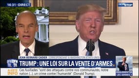 En réaction aux fusillades, Donald Trump condamne pour la première fois le suprémacisme blanc