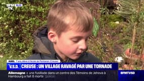 "Je croyais que j'allais mourir": le témoignage d'Abel, 7 ans, qui a vécu le passage de la tornade à Pontarion