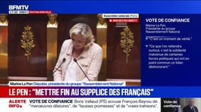 Marine Le Pen: "Dirigeants de droite comme de gauche, vous êtes coupables"