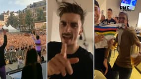 Alaphilippe double champion du monde : Le clapping avec les Belges et la fête avec les Bleus