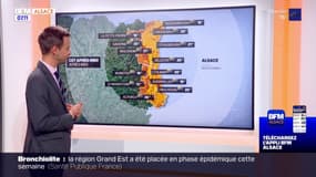 Météo Alsace: journée pluvieuse avec de rares éclaircies