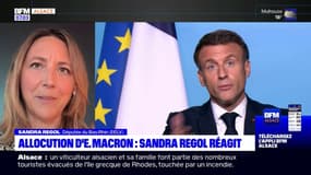 Allocution d'Emmanuel Macron: Sandra Regol, députée du Bas-Rhin, réagit