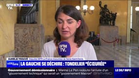 "Il faut gagner cette présidence de l'Assemblée nationale", déclare Aurélie Trouvé (députée LFI-Nouveau Front populaire)