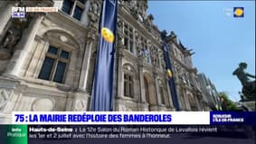 Réforme des retraites: la mairie de Paris redéploie des banderoles