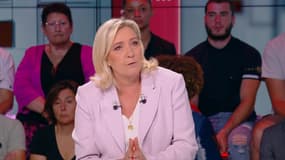 Marine Le Pen le 10 juillet 2022 sur BFMTV.