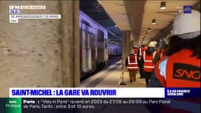 Saint-Michel: après huit mois de travaux, la gare RER va rouvrir