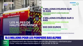 Alpes-de-Haute-Provence: le département engage 10,5 millions d'euros pour les pompiers