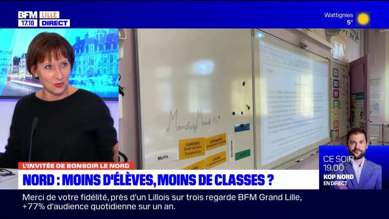 Valérie Cabuil, rectrice de l'académie de Lille, revient sur la baisse du nombre d'élèves dans l'académie et ses conséquences