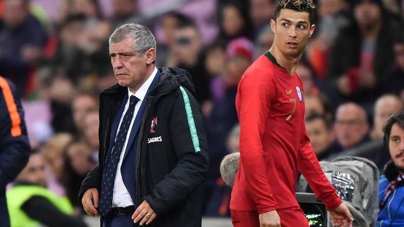 Fernando Santos et Cristiano Ronaldo