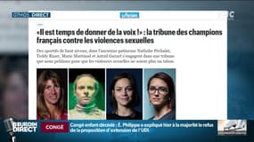 Violences sexuelles dans le sport: les recommandations de 54 athlètes français