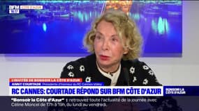 RC Cannes: Anny Courtade, présidente d'honneur, défend sa gestion du club