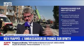 Frappes russes sur Kiev: "À l'intérieur du bâtiment de l'UE, à cause de l'effet de souffle, il y a des dégâts", indique l'ambassadeur de France en Ukraine