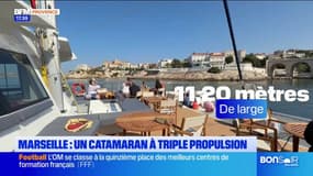 Marseille : un catamaran à triple propulsion