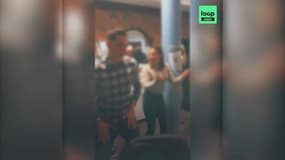 Les images de la fête clandestine organisée au sein du commissariat d'Aubervilliers.