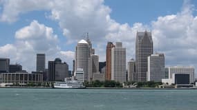 La ville de Detroit dans l'Etat du Michigan