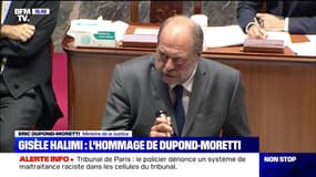 "Toute sa vie elle aura combattu, milité, défendu.", Éric Dupont-Moretti rend hommage à Gisèle Halimi