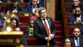 Jean-Luc Mélenchon à l'Assemblée nationale