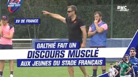 XV de France : Le discours musclé de Galthié aux jeunes du Stade Français lors de l'entraînement des Bleus