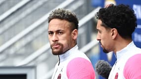 Neymar et Marquinhos (PSG)