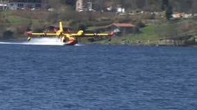 Des tests d'écopage ont été menés au lac de Gérardmer dans les Vosges.