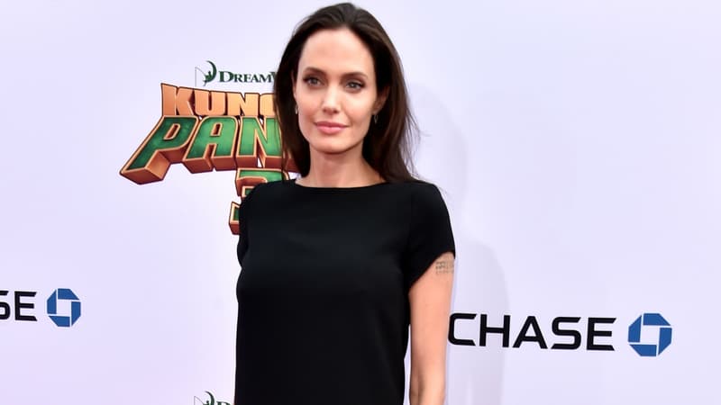 Angelina Jolie lors de la première de "Kung Fu Panda 3", à Hollywood, en 2016. 