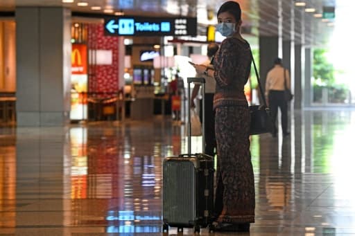 L'aéroport international de Singapour, le 8 juin 2020 L'aéroport international de Singapour, le 8 juin 2020