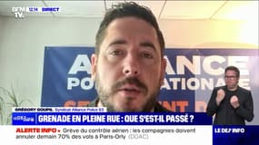 "C'est inquiétant et visiblement ça circule bien": Grégory Goupil, syndicat Alliance Police 93, après l'explosion d'une grenade jetée à Aubervilliers