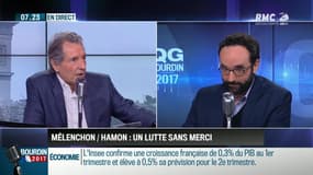 QG Bourdin 2017 : Présidentielle: une lutte sans merci entre Jean-Luc Mélenchon et Benoît Hamon – 17/03